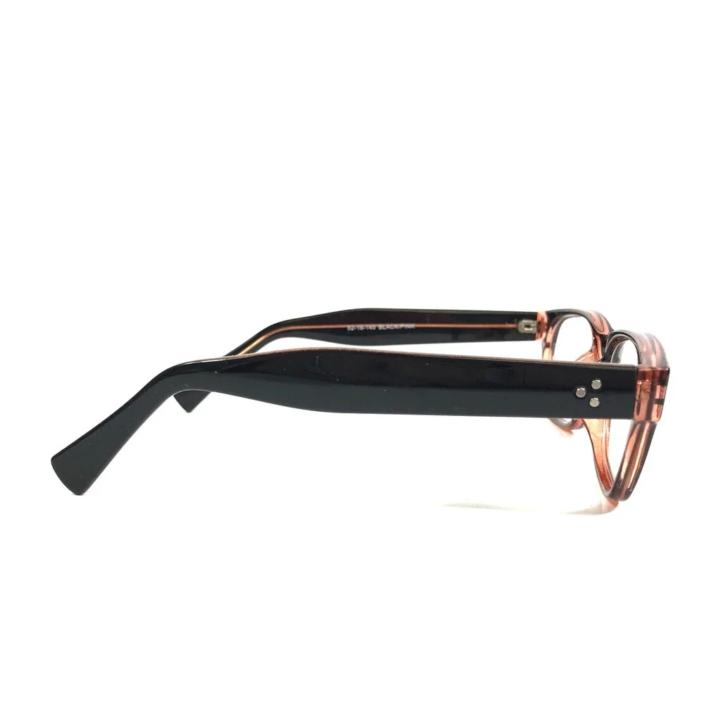 Casino Eyewear Eyeglasses Frames DAKOTA BLACK/PINK Rectangle Full Rim 52-18-140